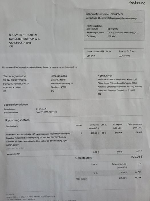 Професійний лабораторний блок живлення Ruzizao 600W з функцією зарядки