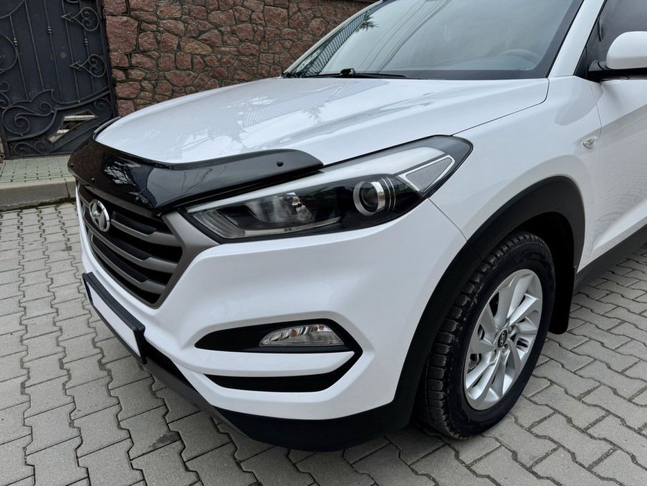 Hyundai Tucson 2016+ Дефлектор капота (мухобойка) EuroCap