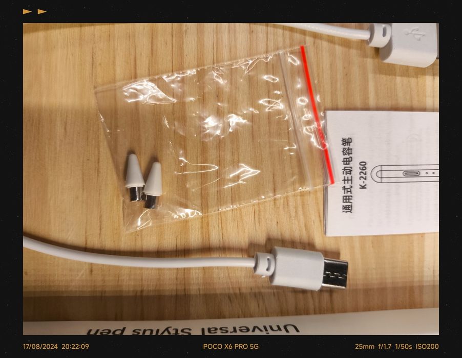 Stilus pen - caneta para telemóvel, tablet, iPad e iPhone