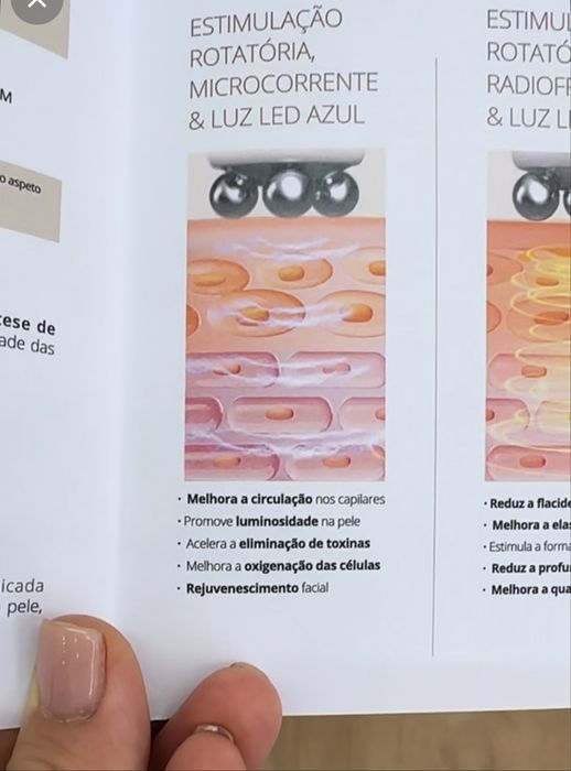 Nanopore EMSES radiofrequencia, microcorrentes e luz LED  Sesderma