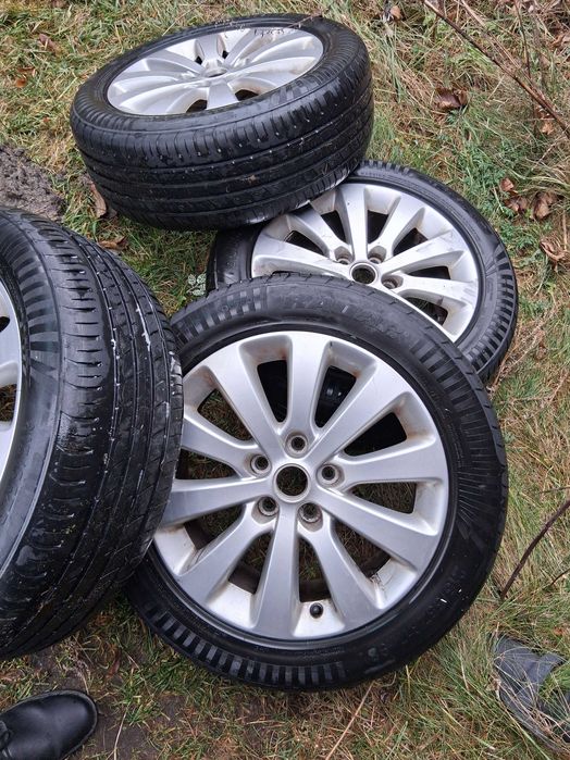 Alufelgi 17" 5x115 Opel+ Opony Letnie 215/55R17