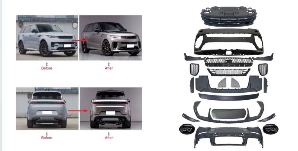 Обвес Land Rover Range Rover Sport L461 SV SVA бампер решетка