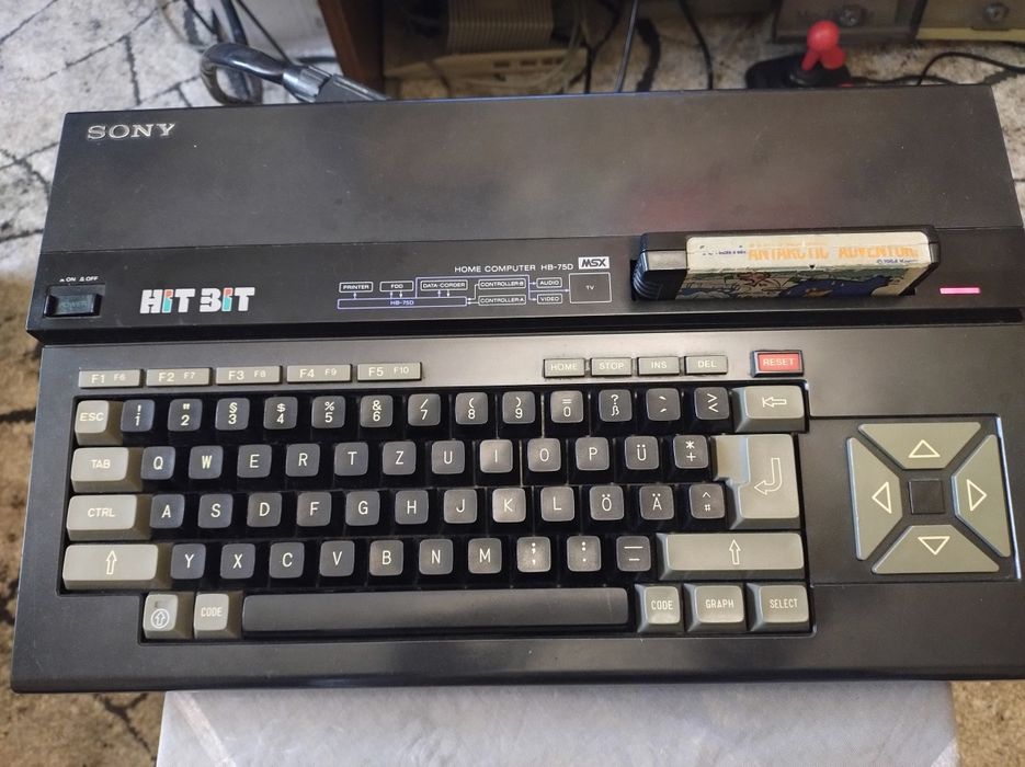 Stary komputer SONY MSX 75d jak Atari Commodore 8bit