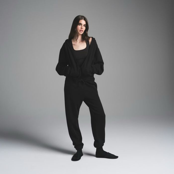 Жіноче худі SKIMS Cotton Fleece Classic Zip Up Hoodie