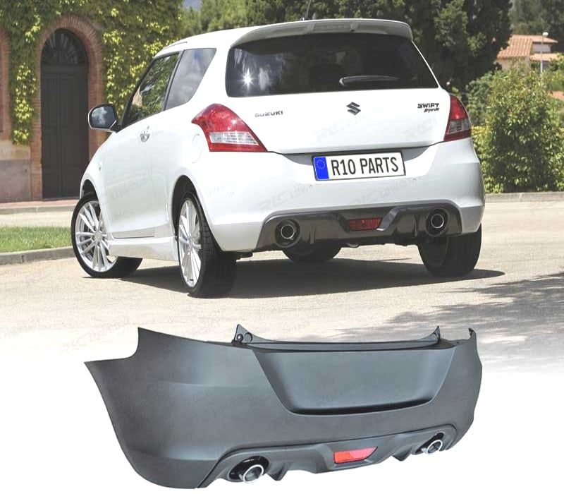 PARACHOQUES TRASEIRO SUZUKI SWIFT 10-17 LOOK SPORT + PONTEIRAS