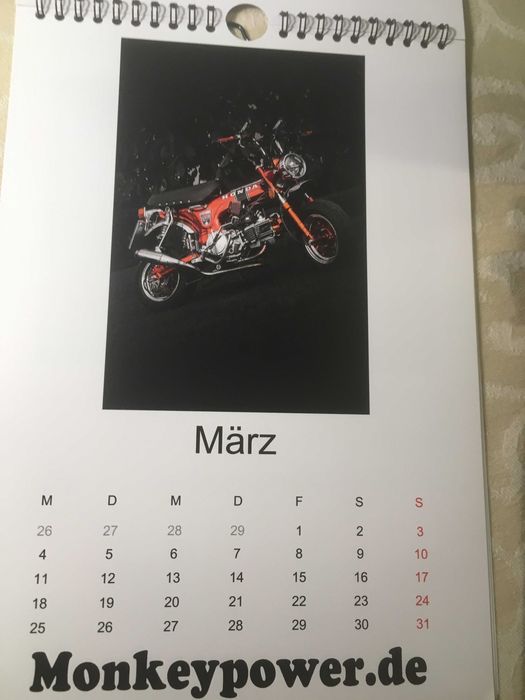 Fotocalendário 2024 Monkeypower.de 30x21 cms