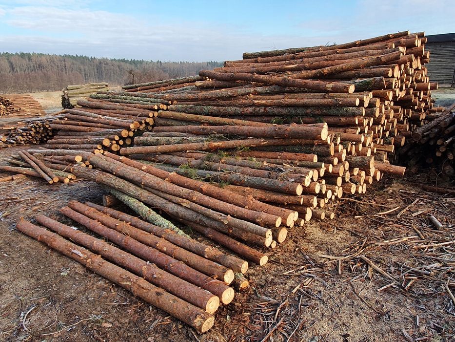 NOWE stemple budowlane drewniane - nawet do 3 m