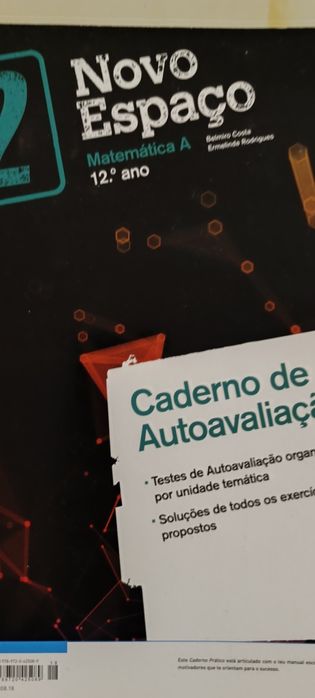 Caderno Prático. Caderno de Atividades. Novo espaço. Matemática A. 1264332090923266122