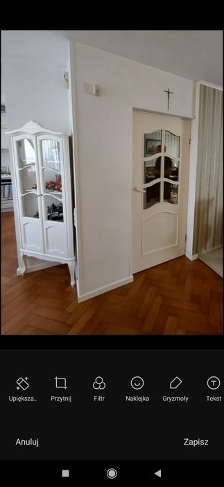 Dzwi wewnętrzne białe z litego drewna