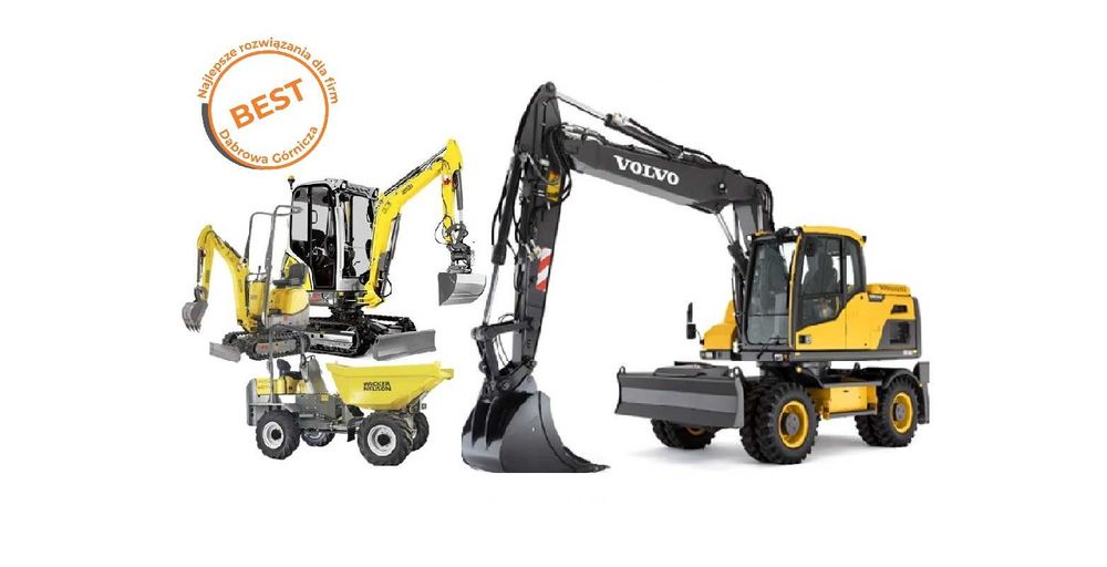 Wynajem koparek kołowych 10 –20 ton – Prace ziemne – Cała Polska!