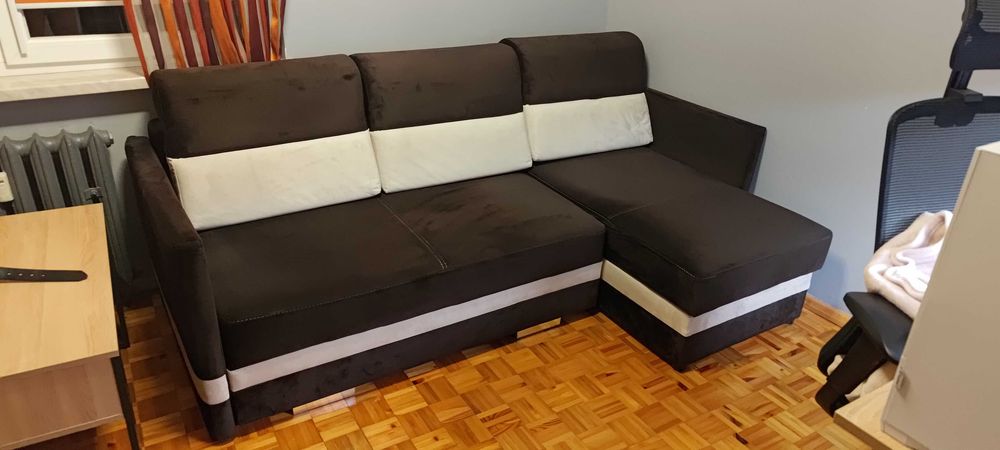 Narożnik z funkcją spania