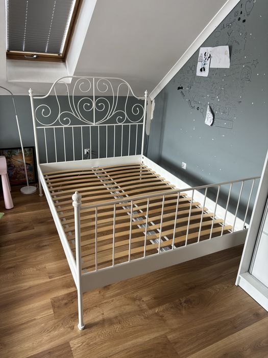 Rama łóżka IKEA biała