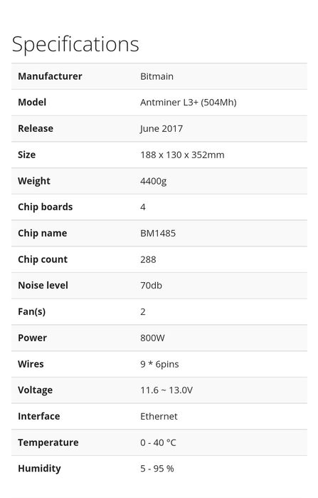 Antminer L3+ 504 MH Miner Liticoin + Dogecoin ao mesmo tempo