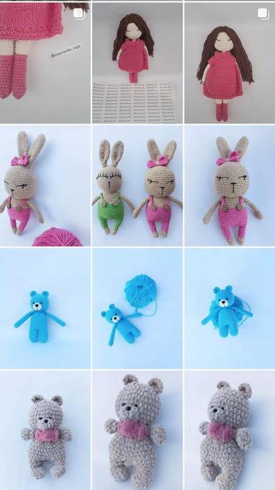 Іграшки в'язані Ручна авторська робота