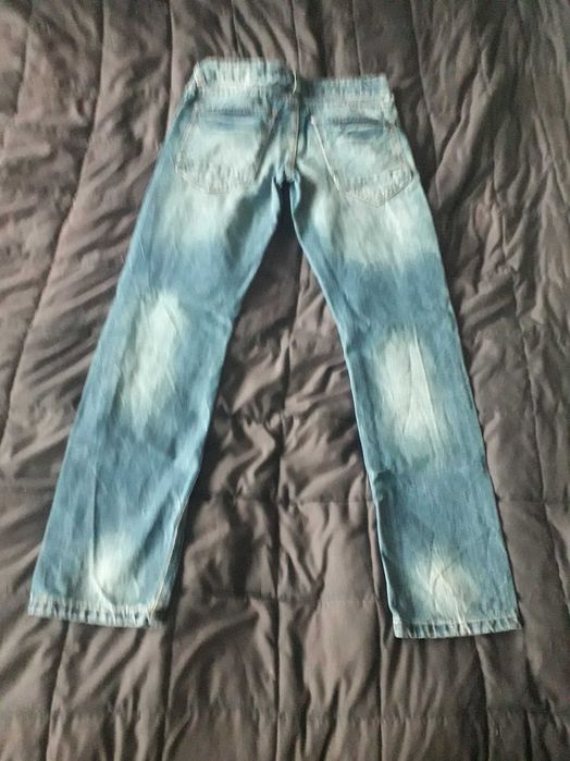 Spodnie jeansowe chłopięce 152