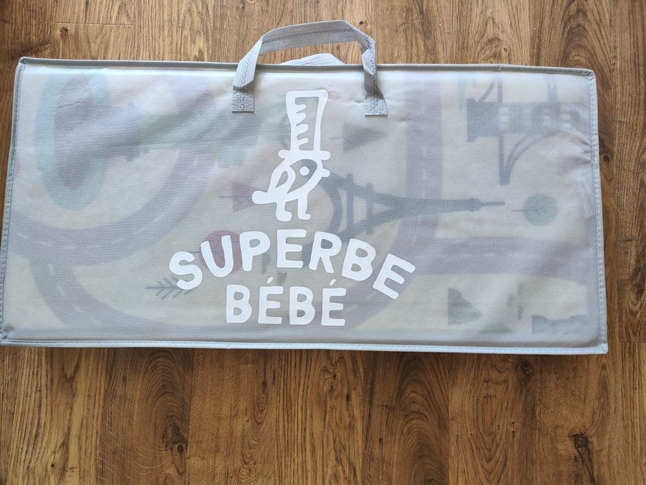 SUPERBE BEBE Dwustronna Mata dla dziecka 150x180 cm