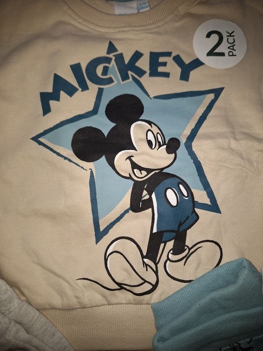 Nowy Komplet Dresy Disney dla chłopca 80cm