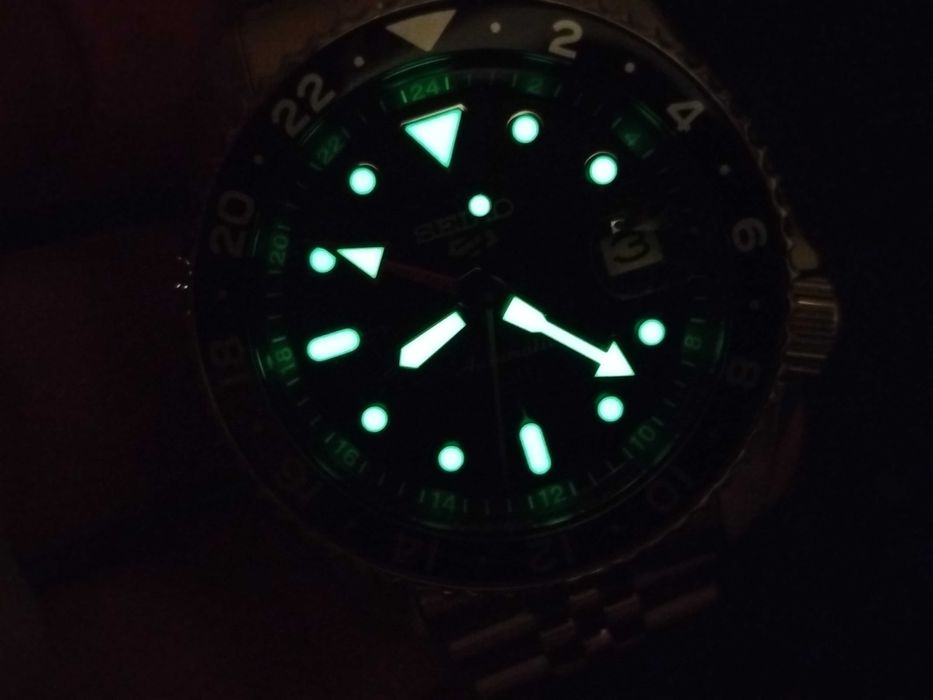 б.в. Made in Japan Seiko 5 SSK001 GMT механіка 4R34 наручний годинник