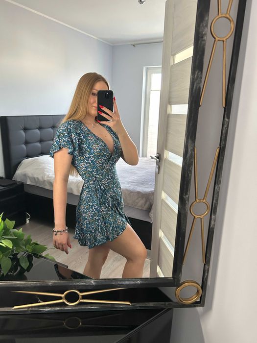 letnia sukienka w kwiaty