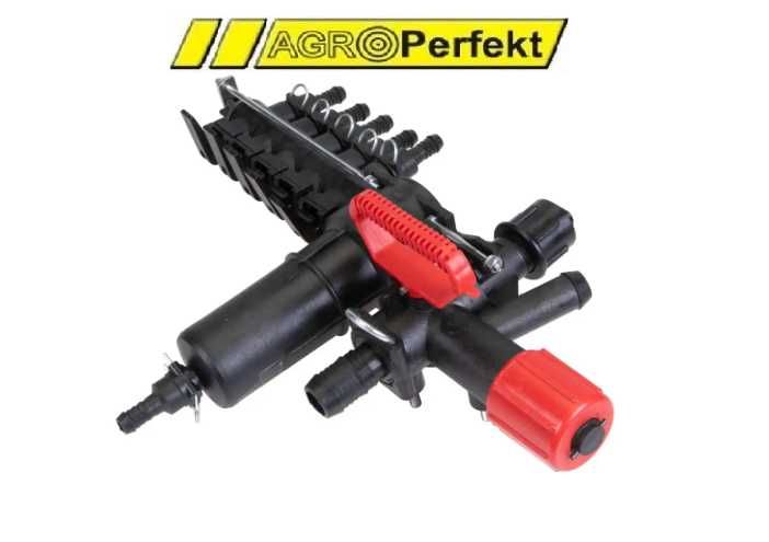 Rozdzielacz 5-sekcyjny z filtrem 634Z5SZF