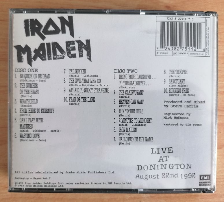 Iron Maiden - Live at Donington 1992