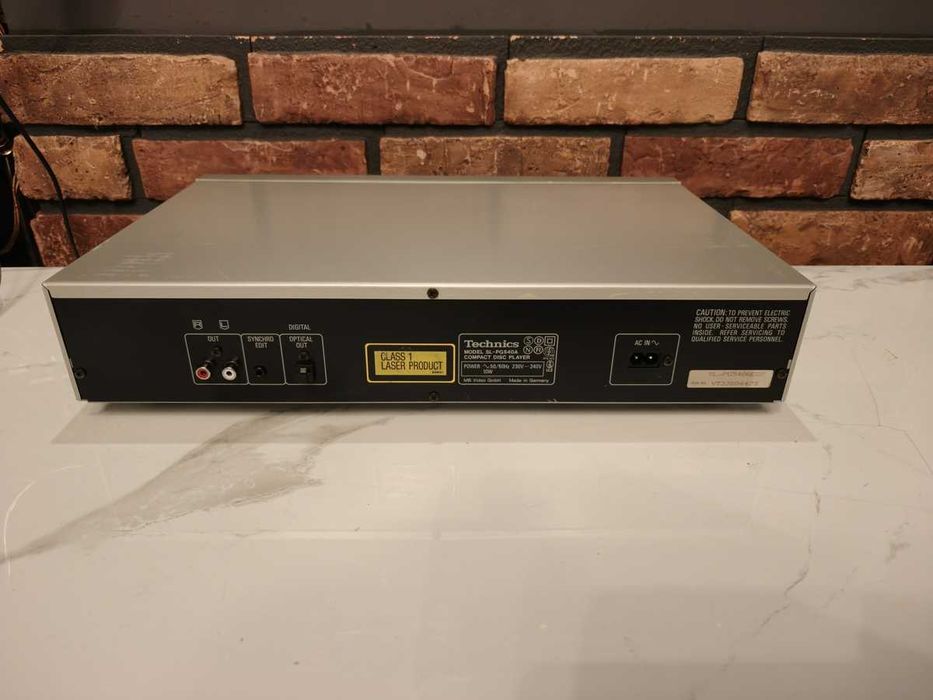 TECHNICS SL-PG540A ! Znakomity odtwarzacz CD ! Srebrny