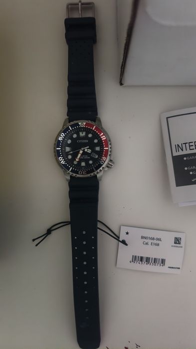 Zegarek Citizen Promaster BN0168-06L "Pepsi"