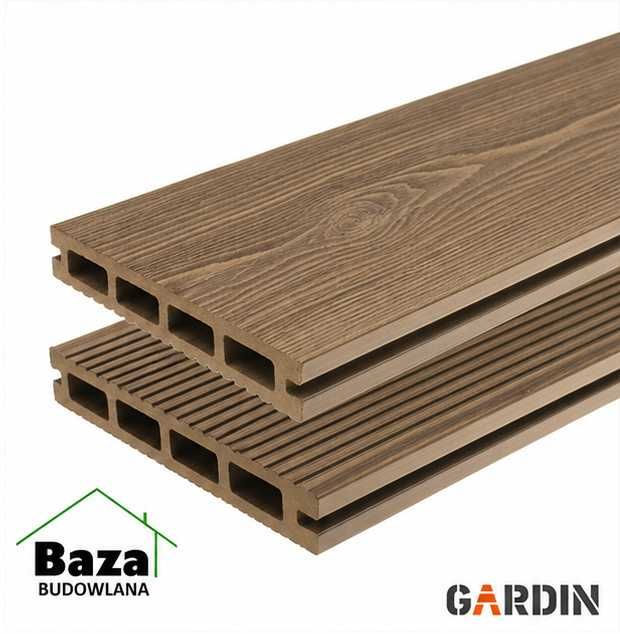 Deska Tarasowa kompozytowa Gardin Natur Piaskowy Teak Transport 23x146x 3/4/5m Promocja