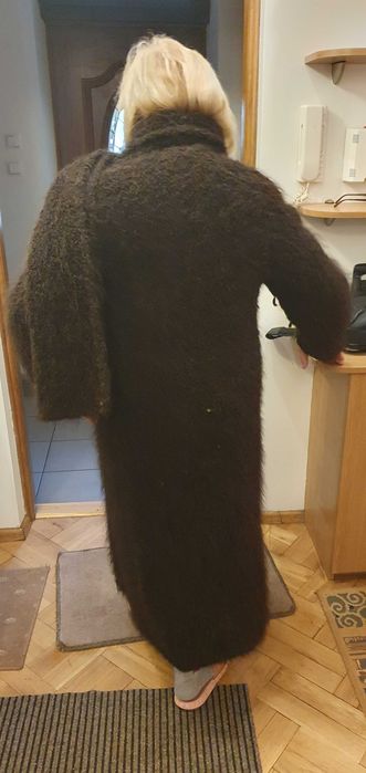 płaszcz brazowy włoski