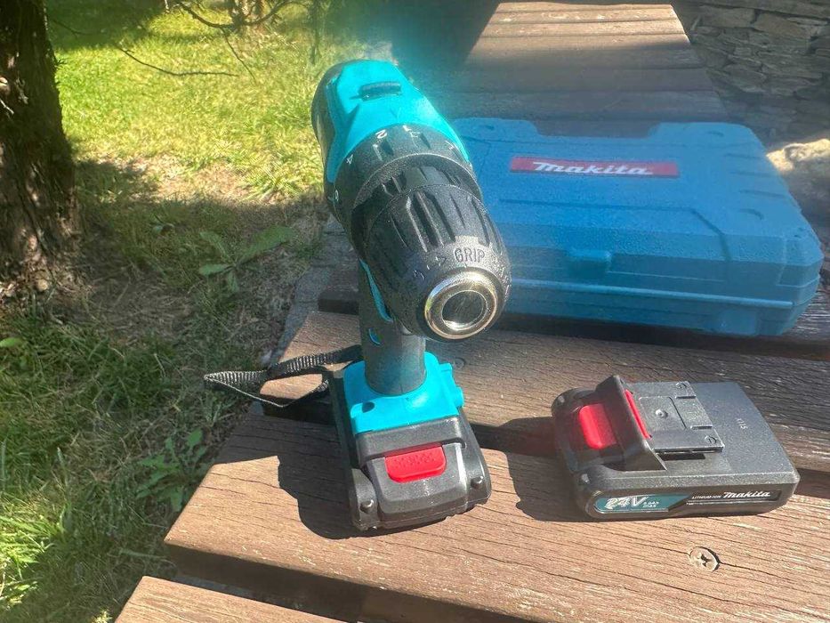 Шуруповерт Makita 24V 2 АКБ. Дрель шуруповерт ударный макита