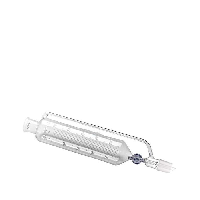 Воронка\лейка грушевидная, цилиндрическая, с диском (стекл.\PTFE кран)