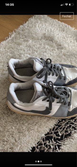 Duas sapatilhas nike e reebok numero 40