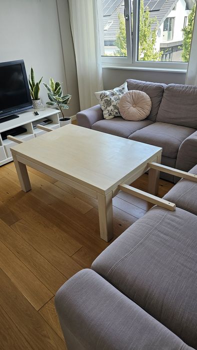 Stół drewniany rozkładany bukowy 120 x 80 i dostawki Edar Meble