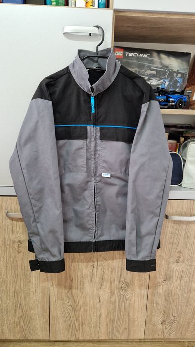 Bluza męska robocza SARA skipper  szaro czarna