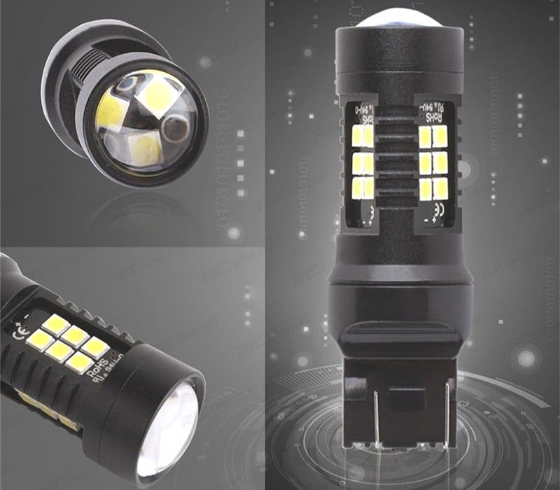 LÂMPADAS DE PÓLO DUPLO LED T20 - 7443