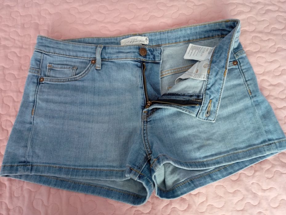 Calções de ganga H&M