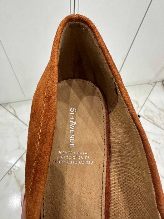 Brązowe koturny 5th Avenue by Halle Berry rozmiar 39