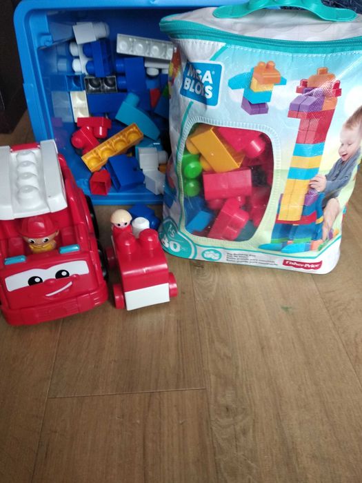 Klocki mega Bloks straż pożarna wóz strażacki