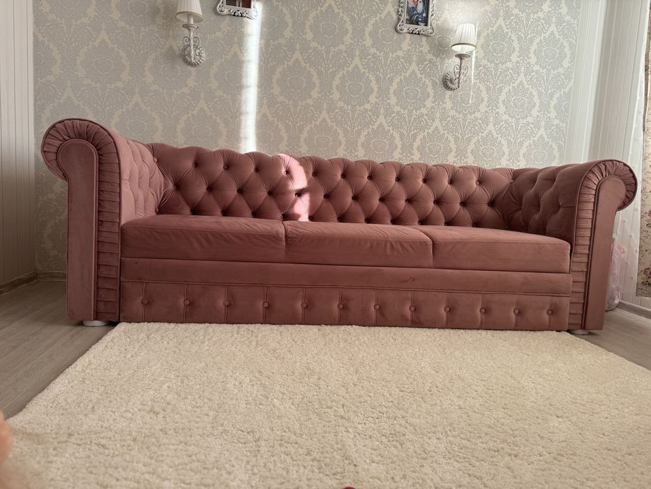 Диван велюровий б/у