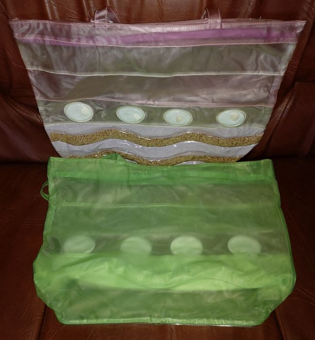 Sacos de decorados com areia e outros. Novos.