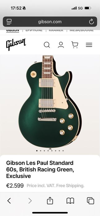 Guitatarra gibson les paul