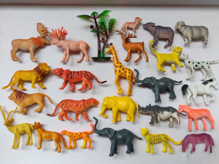 Дикие и домашние животные (игровой набор) -28 шт.