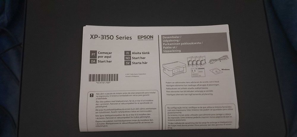 Impressora e teclado sem fios (epson - HP)
