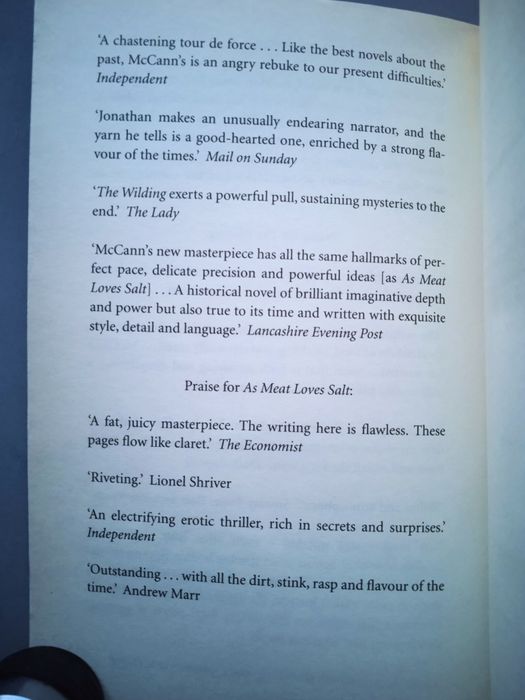 Maria McCann. The Wilding. — UK, 2010 // Марія МакКенн, роман