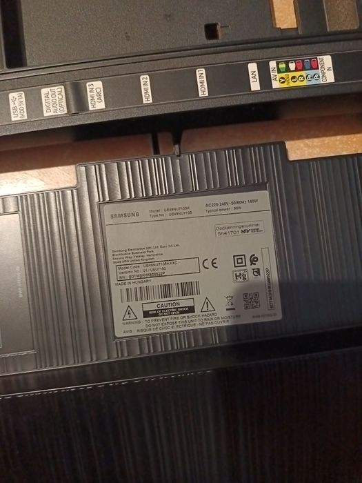 carcaça traseira original Samsung para TV UE49NU7105 49