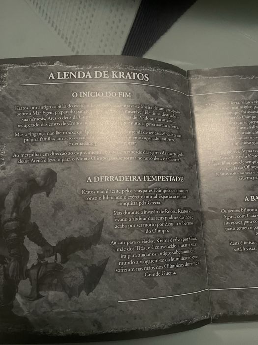 Manual jogo Ps3 God Of War
