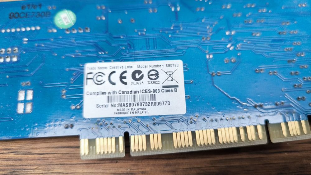 Placa de som Creative Soundblaster X-FI