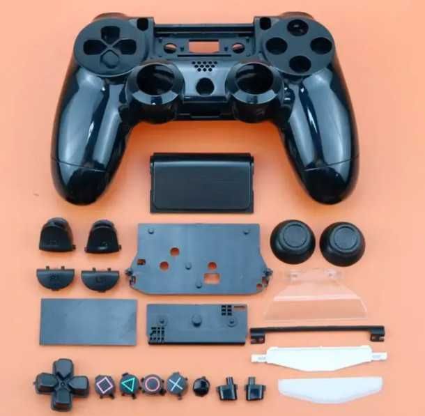 Полный ремкомплект корпус для геймпада джойстика Dualshock 4 Black V2