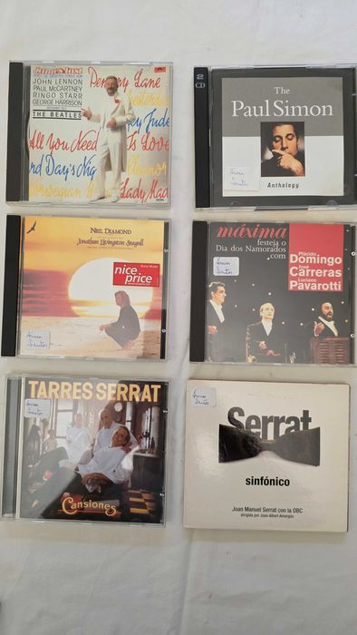 Vários Discos em Formato Cd