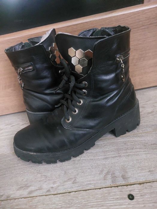 Черевики зимові шкіряні